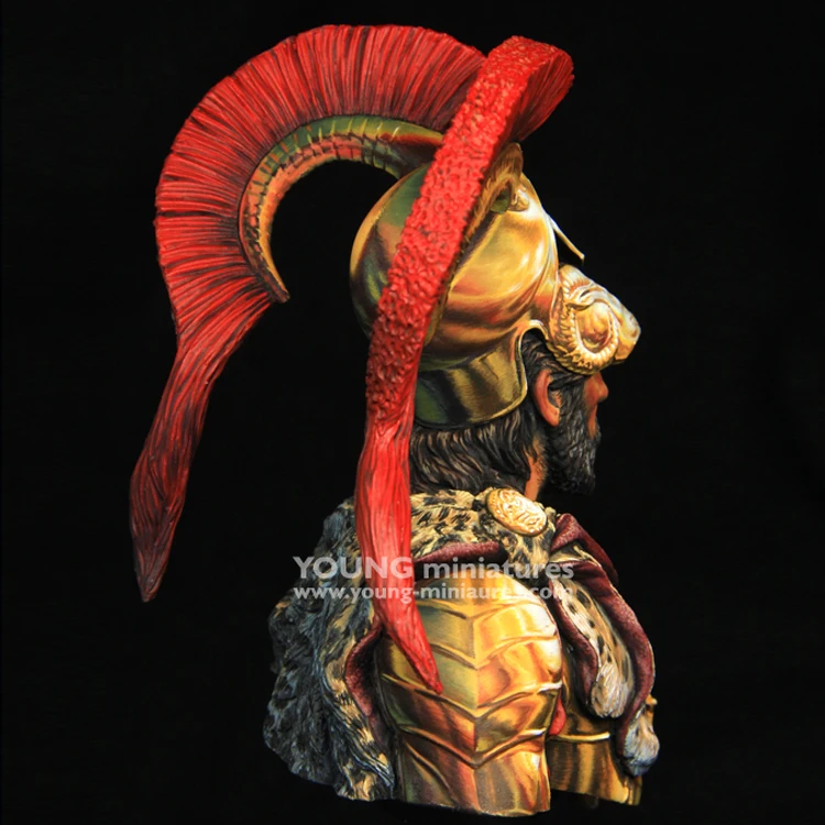 1/10 Ancient Greek Warlord, Resin Model Bust GK, Historical theme, Unassembled and unpainted kit