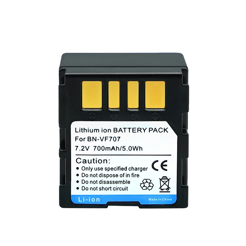 BN-VF707 BN-VF707U BN-VF707UE BN-VF707US Battery for JVC GR-D247EK GR-D250EK EK GZ-MG21 EK GZ-MG37 NW GZ-D240 GR-X5