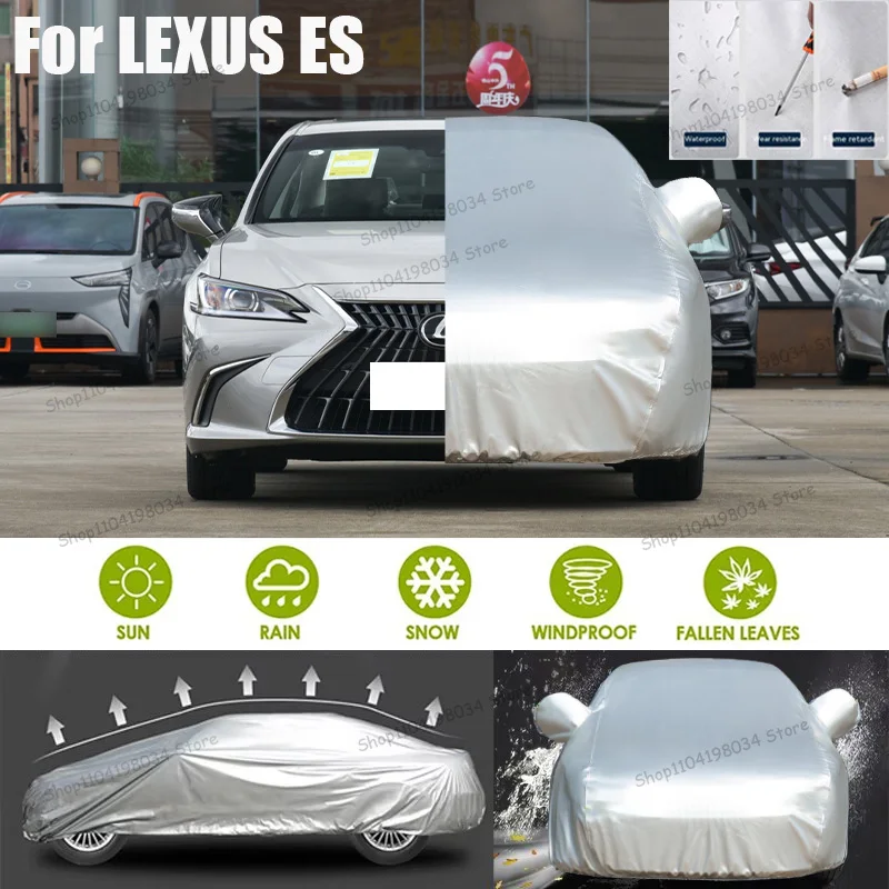 

For LEXUS ES Auto parts Anti snow Anti dust Sunscreen Anti-uv Anti peeling paint And Anti Rainwater 210t car cover Car cove