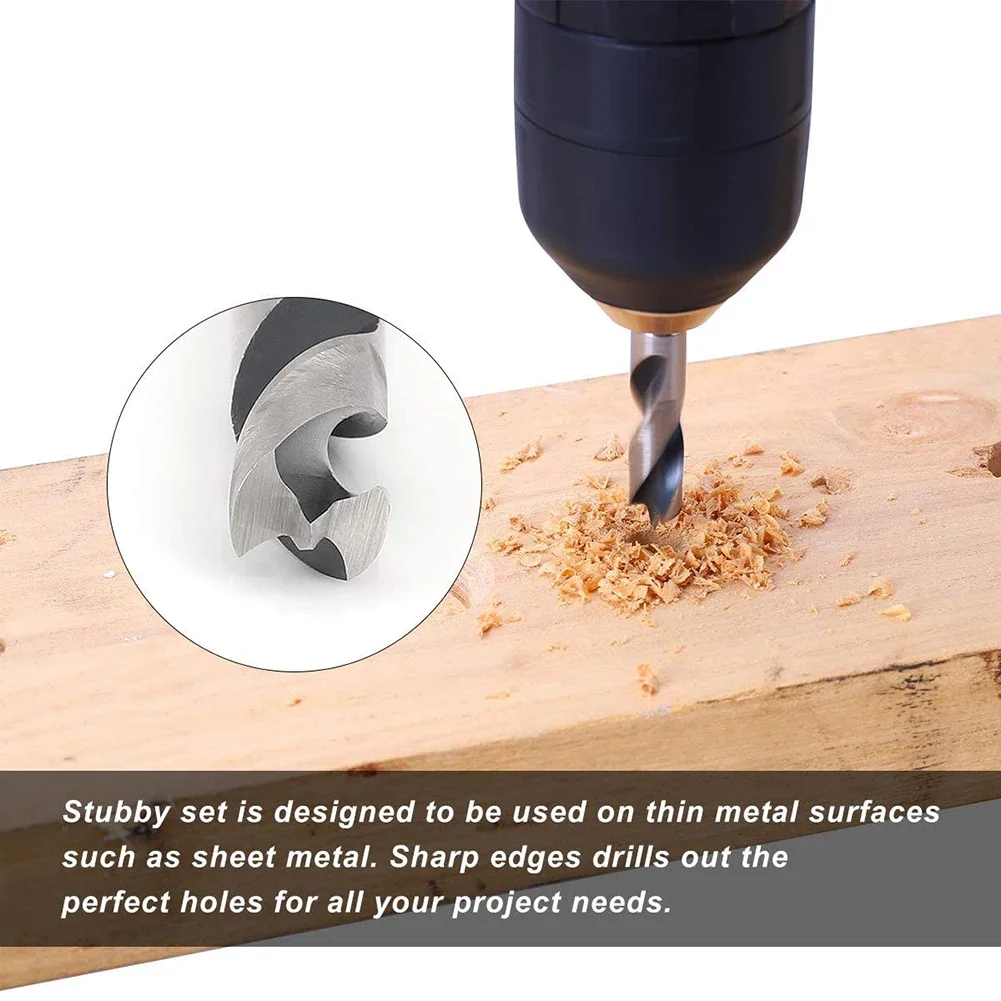 

6 35mm Hex Shank Quick Change Drill Bit Set For Woodworking High Speed Steel For Fast And Efficient Cutting Of Wood Material