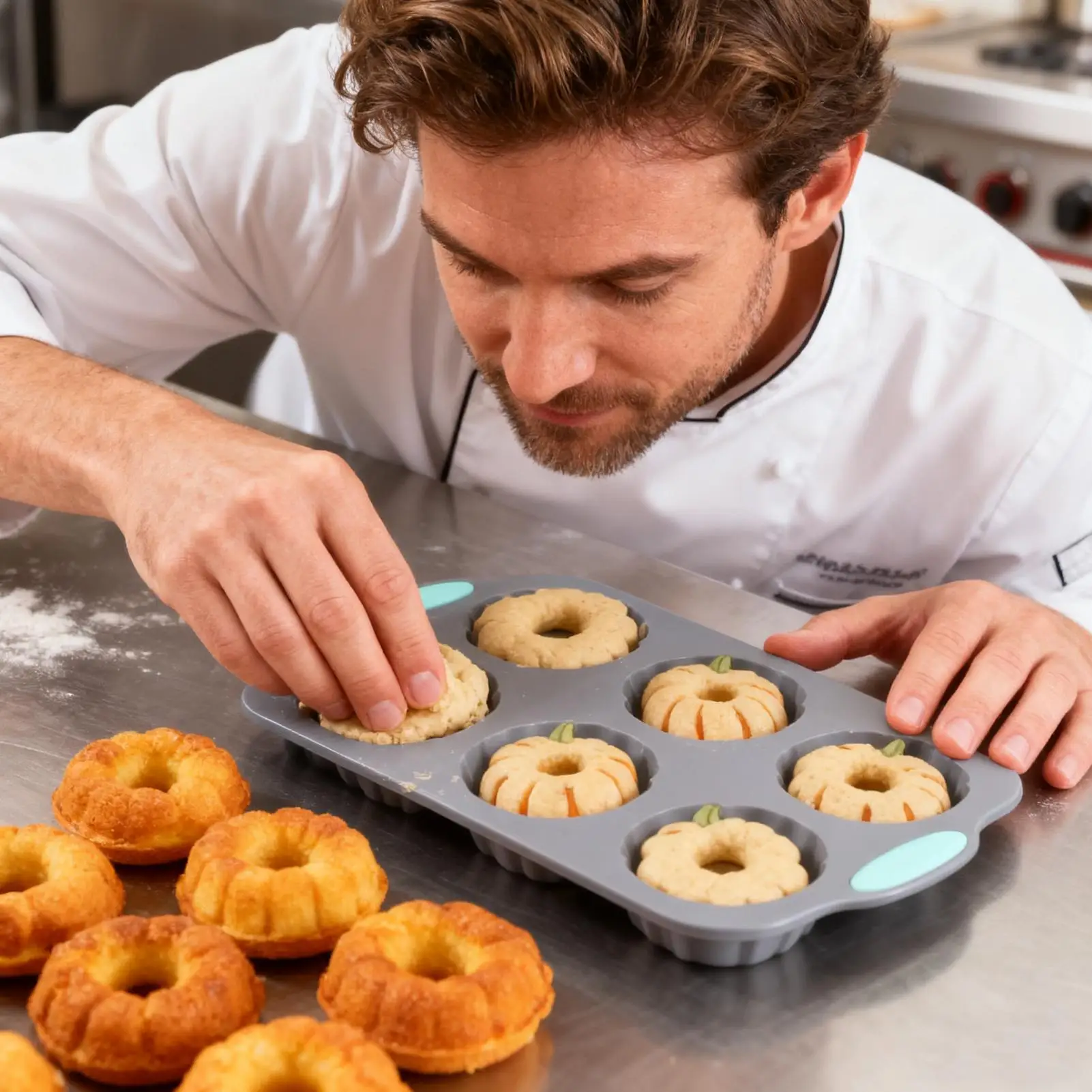 Silikon-Eisform, wiederverwendbar, flexibel, Bastelbedarf, Silikonkranz, Cocktail-Eisformen für Gefrierschrank, Schokolade, Kuchen, Lebensmittel, Backen