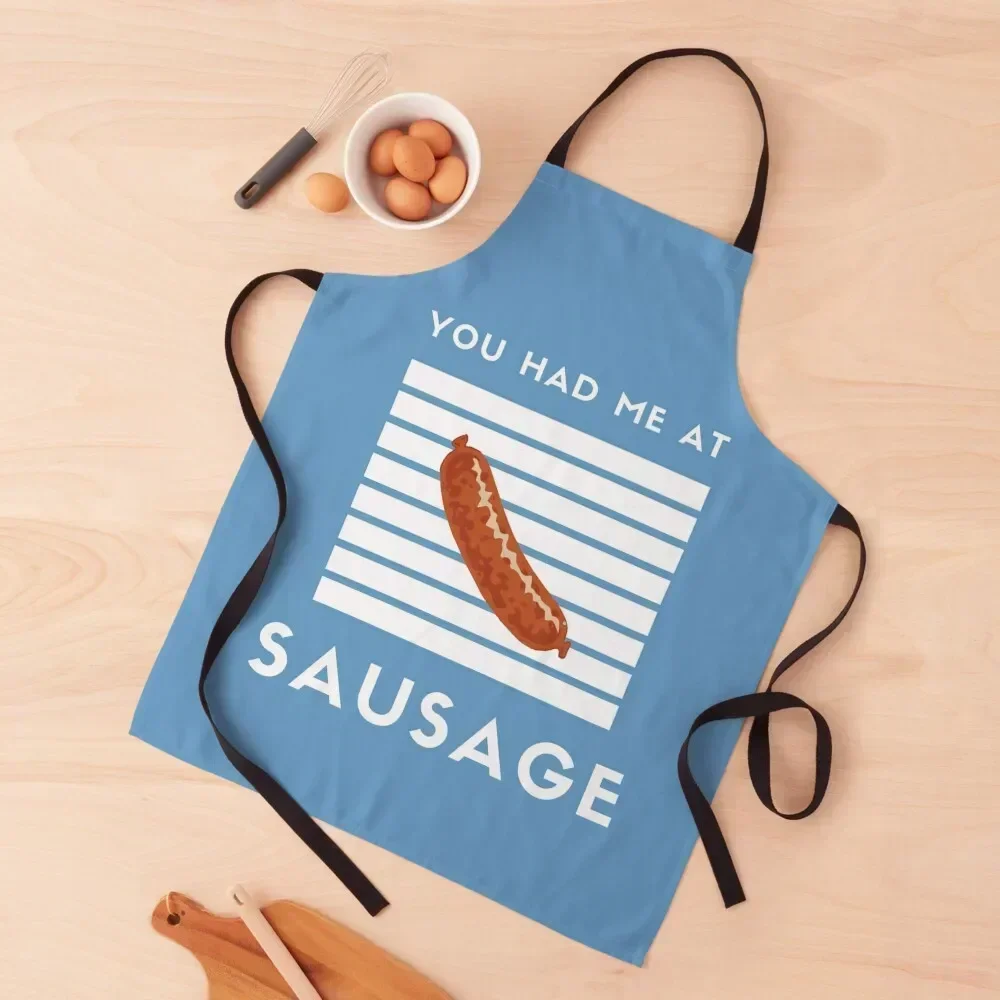 

You had me at Sausage Apron Hairdressing Hairdresser Accessories carpenter man chef uniform Kitchen For Man Apron