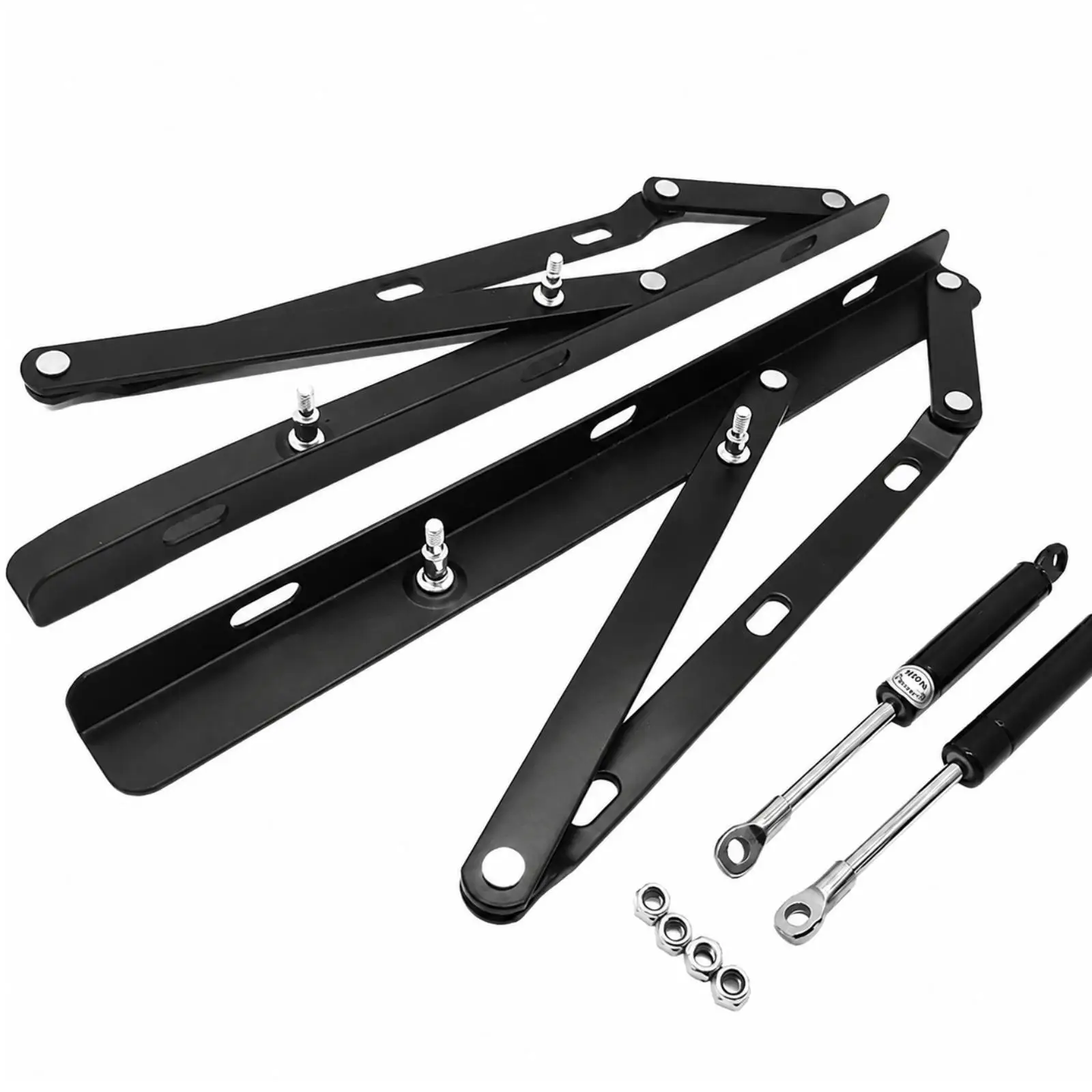 Gas Spring Bed Lift Mechanism Cold Rolled Steel Hydraulic Bed Lift Mechanism Long-Lasting Easy to Install for Bedroom