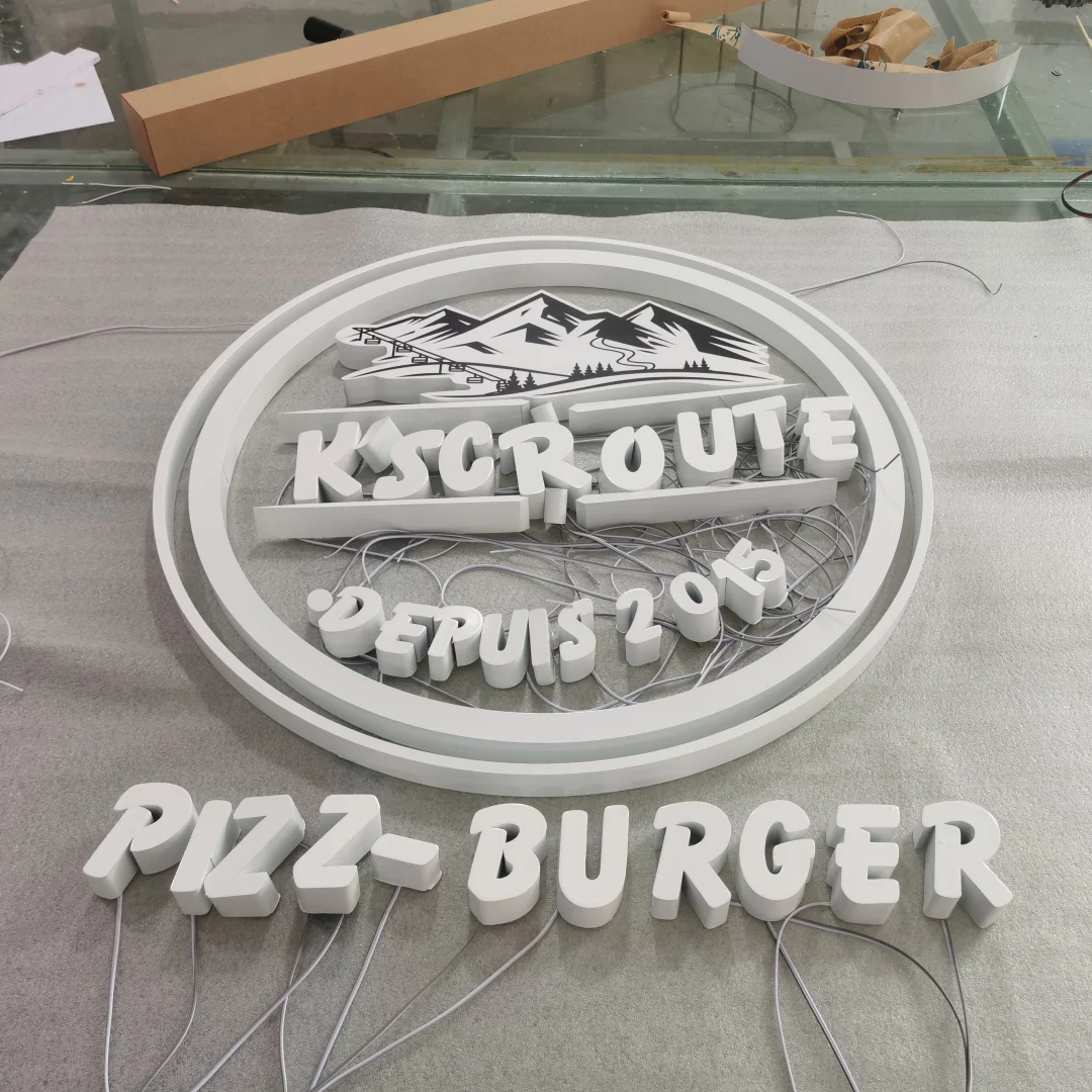 Customized 3D stainless steel gold letters, silver letters, personalized identification signs, factory direct sales
