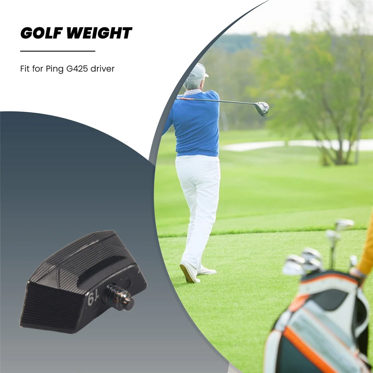 1 Stück Golfgewicht für Ping G425 Driver Golfzubehör, 19G