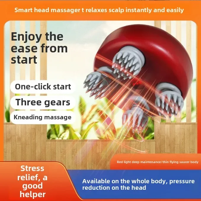 

Hot selling Head Multipurpose Dragon Claw Hand Shoulder Cervical Spine Head Meridian Massager Rechargeable Electric Massager