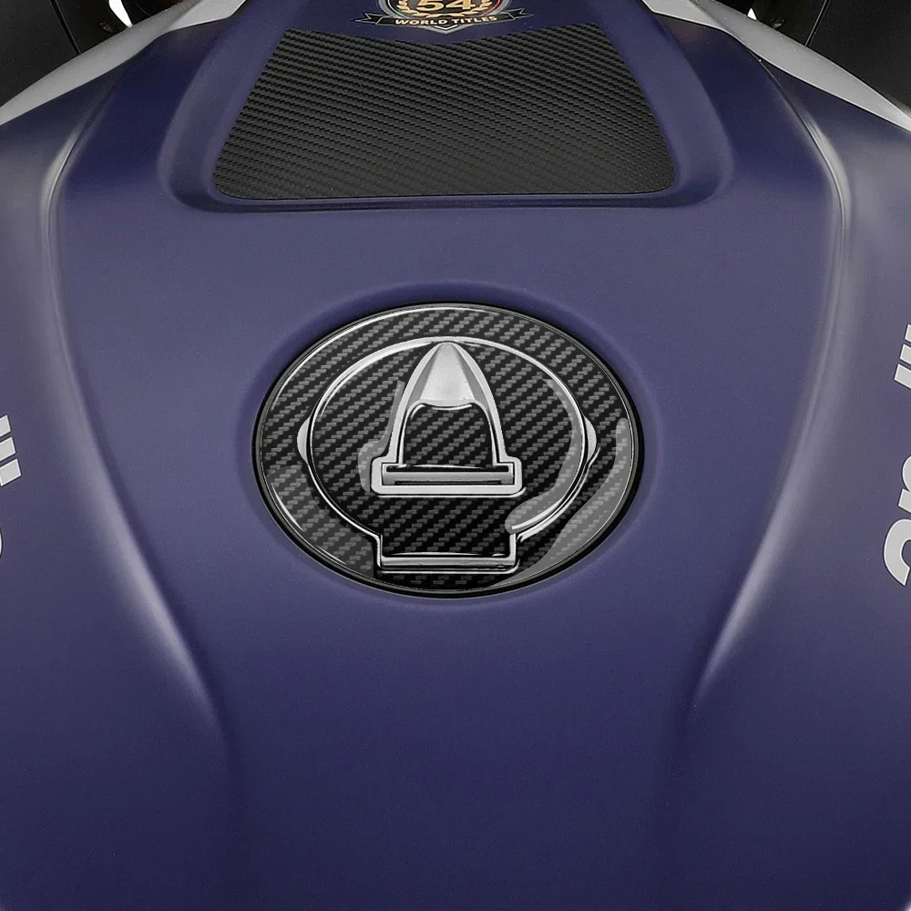 For Aprilia 2007-2023 Motorcycle Refurbishment Fuel Tank Cover Transparent Carbon Fiber Exterior Stickers Decorative Parts