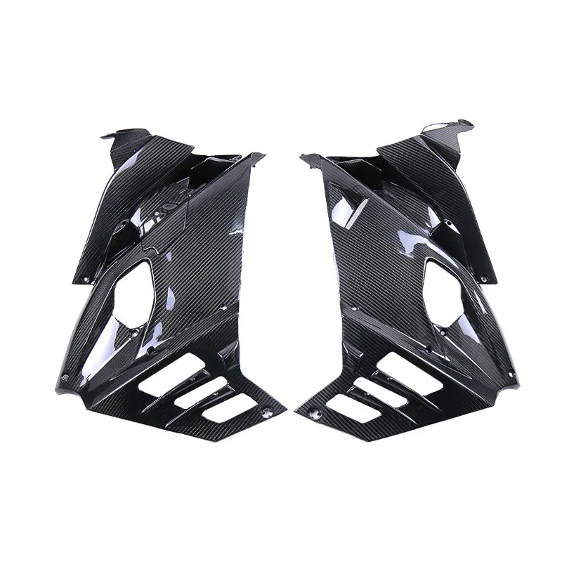 Motorcycle modified carbon fiber side panel body lining panel