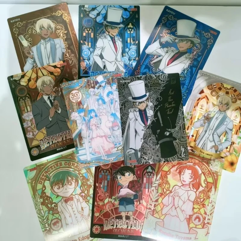 Tarjetas Kayou Detective Conan, colección de Anime, naipes, Jimmy Kudo, foto misteriosa, juegos de mesa, juguetes, regalo de cumpleaños para niños