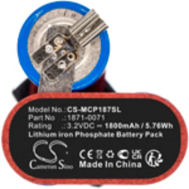 Cameronsino Moser Shaver 1800mAh Battery 1871-0071 for 1871-0071, Chrom Style Pro 1871