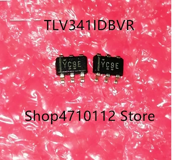 10PCS/LOT NEW TLV341IDBVR  TLV341IDBVRT TLV341IDBV TLV341 MARKING YC9E SOT23-6 IC