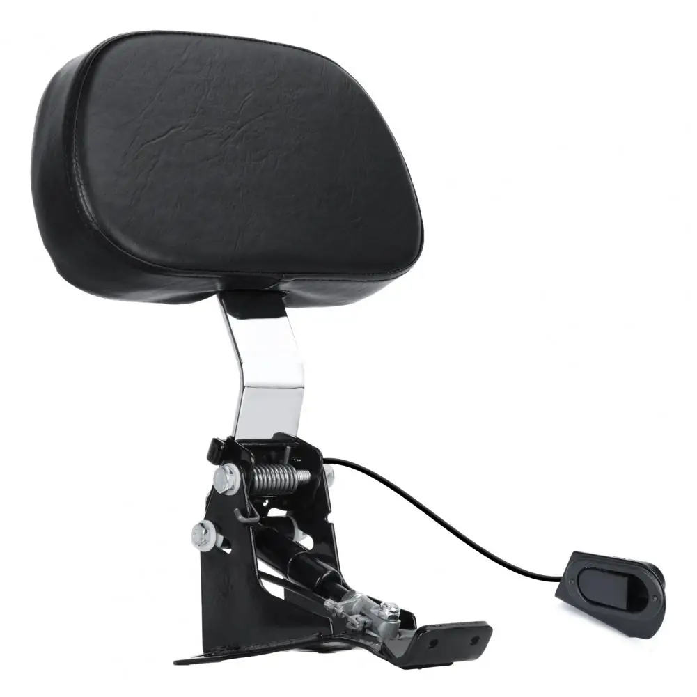 

Detachable Motorcycle Driver Backrest, Quick Release Hydraulic Adjustable Driver Backrest with Chrome Mount Kit for Road Glide 2