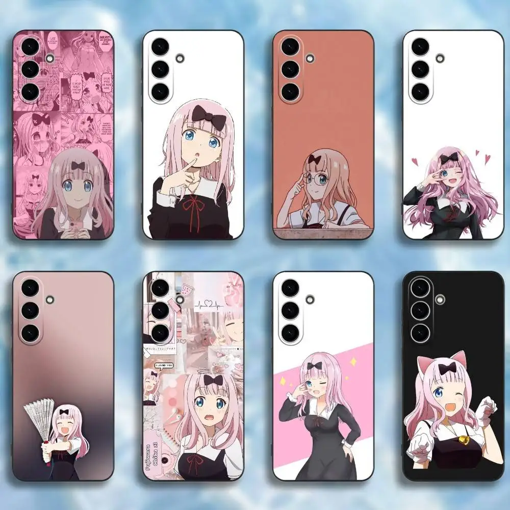 

Kaguya-sama LoveIsWar Phone Case For Samsung Galaxy A73,A72,A71,A70,A53,A52,A51,Soft Black Shell