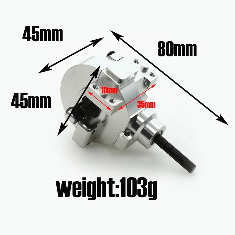 Aluminum Alloy Front Rear Gear Box Complete Drive & Diff.Gear 02030 03015 02024 02051 102075 1/10 RC Cars HSP 94123 94107 94111