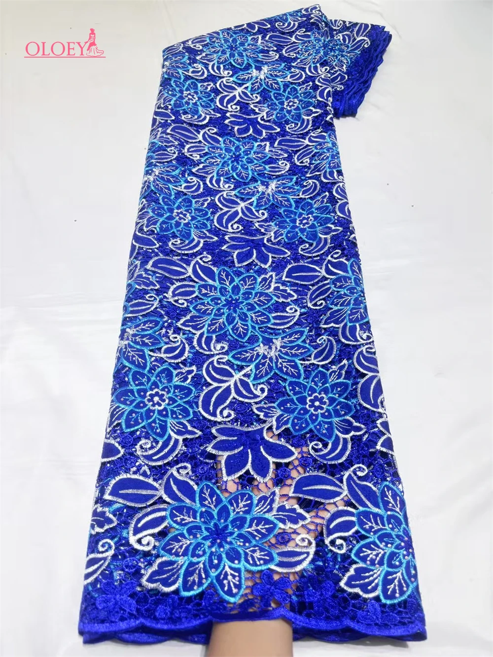 

2025 Fashion French Embroidery Velvet With Diamond Lace Fabric African Nigerian Sequin Lace Fabric For Wedding Dress