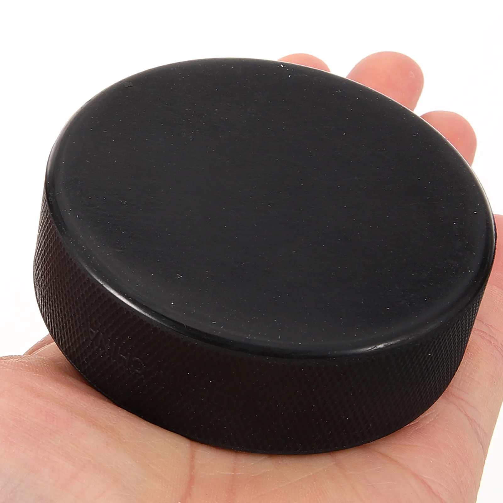 

3Pcs Black Ice Hockey Training Puck Rubber Practice Puck High Elasticity Grip Surface Reusable for Hockey Competition