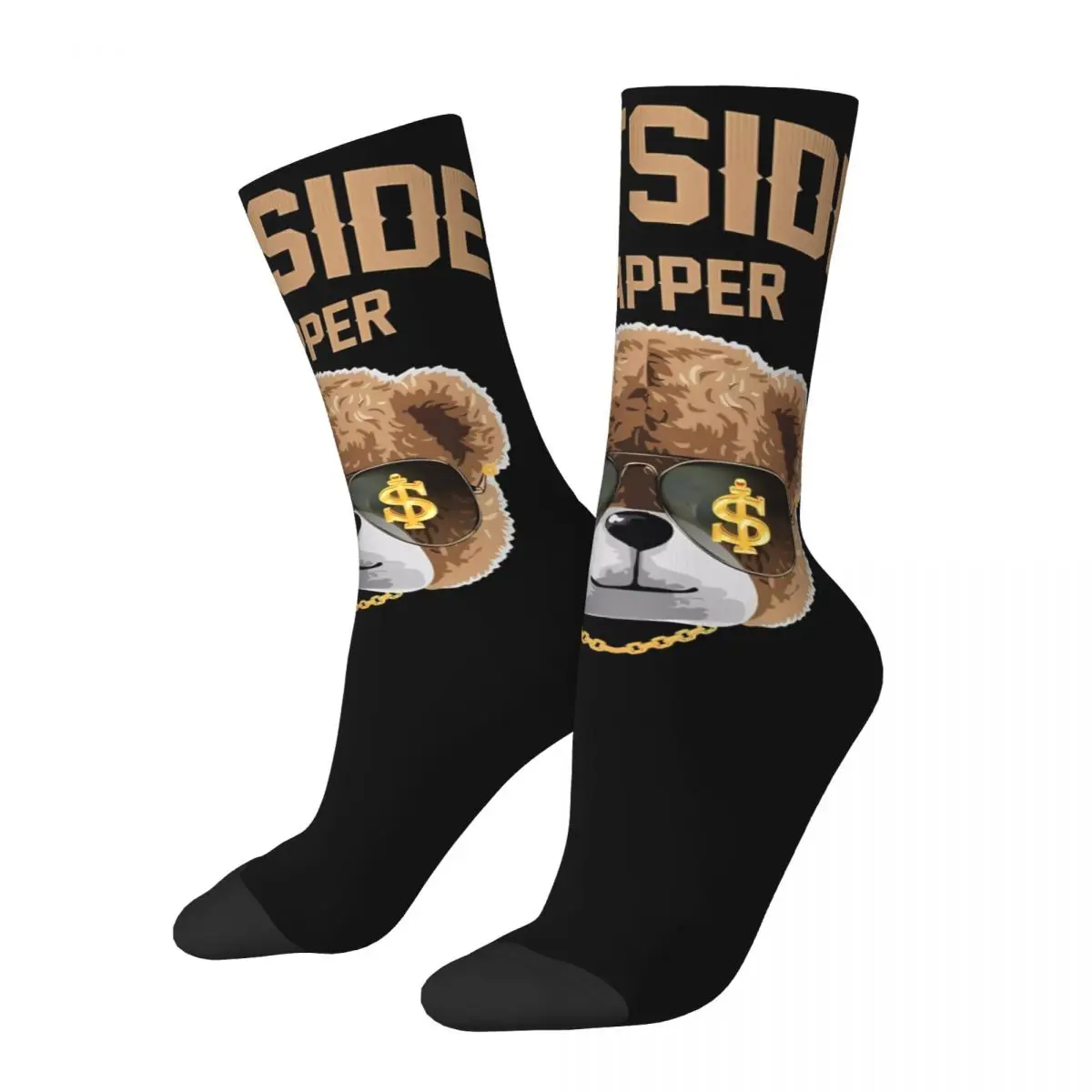 Teddy Bear Men and Women printing Socks,Motion Applicable throughout the year Dressing Gift