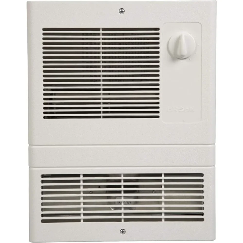 

9815WH High Capacity Wall Heater with Built-In Adjustable Thermostat, 1500W, 120/240V, White