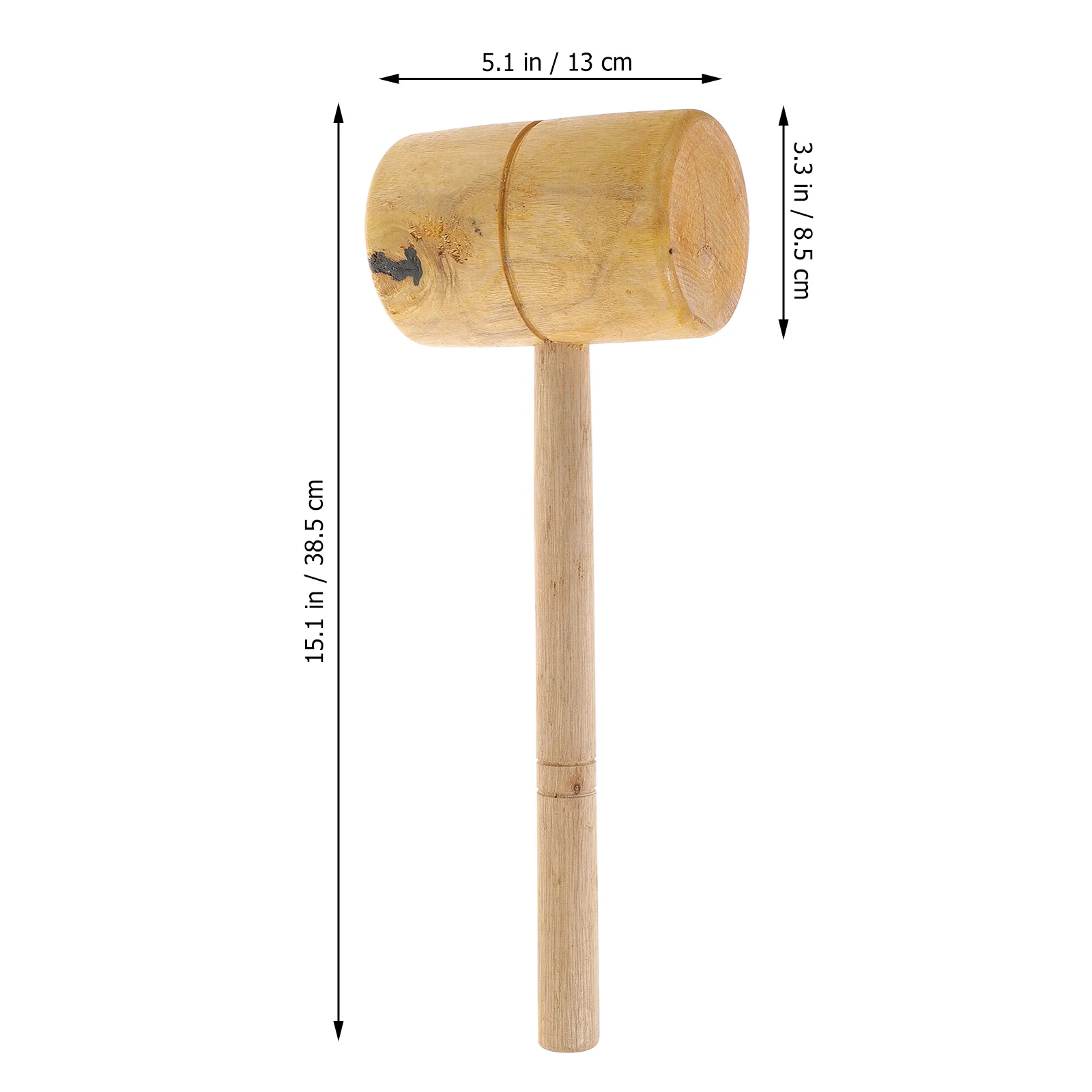 

Wood Hammer Rosewood Stable Structure Carpenter Mallet Smooth Surface for Woodworking Hand Tools Camping Craft