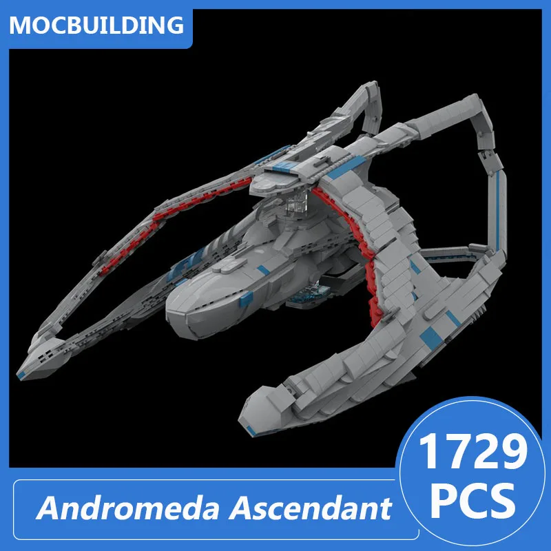 Andromeda Ascendant Model MOC Building Blocks DIY Assemble Bricks Space Educational Collection Display Xmas Toys Gifts 1729PCS