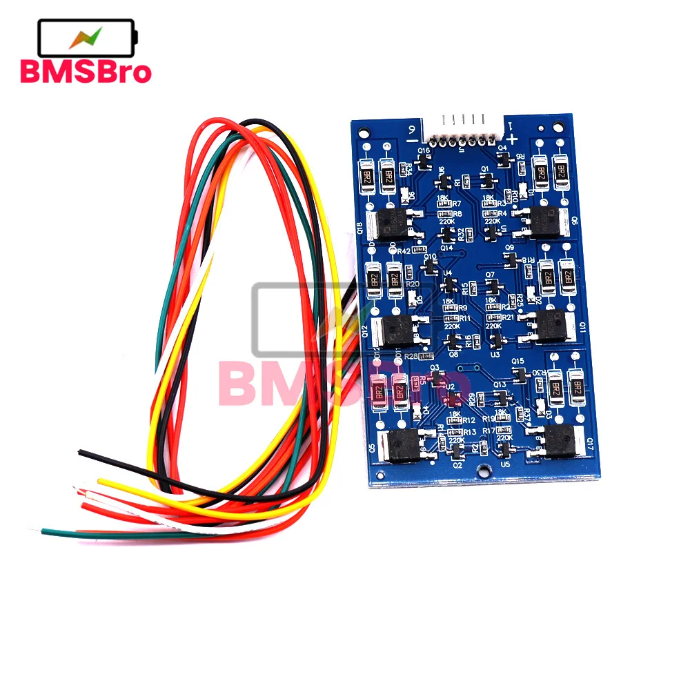 2.7V/16V LTO 6S Balance Board Equalization Circuit Lithium Titanate Battery/Super Farad Capacitor Protection Board