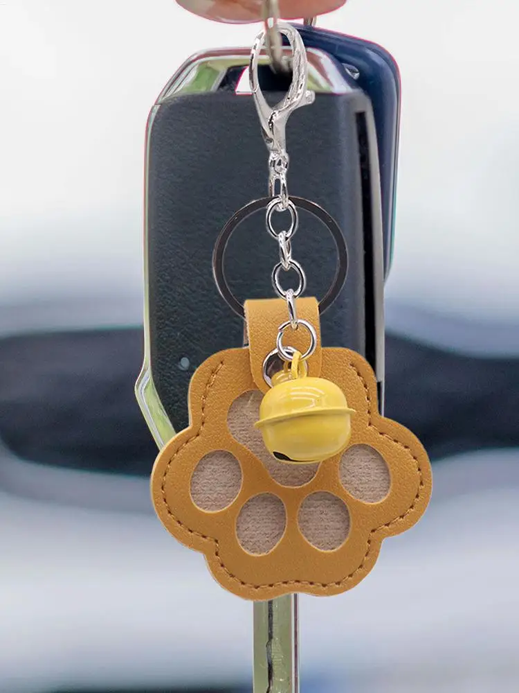 

Pet Memorial Keychain Dogs Cats Hair Collector Key Chain Pendant with Bell, Sympathy Gift for Loss of Beloved Pet&Animal Lovers