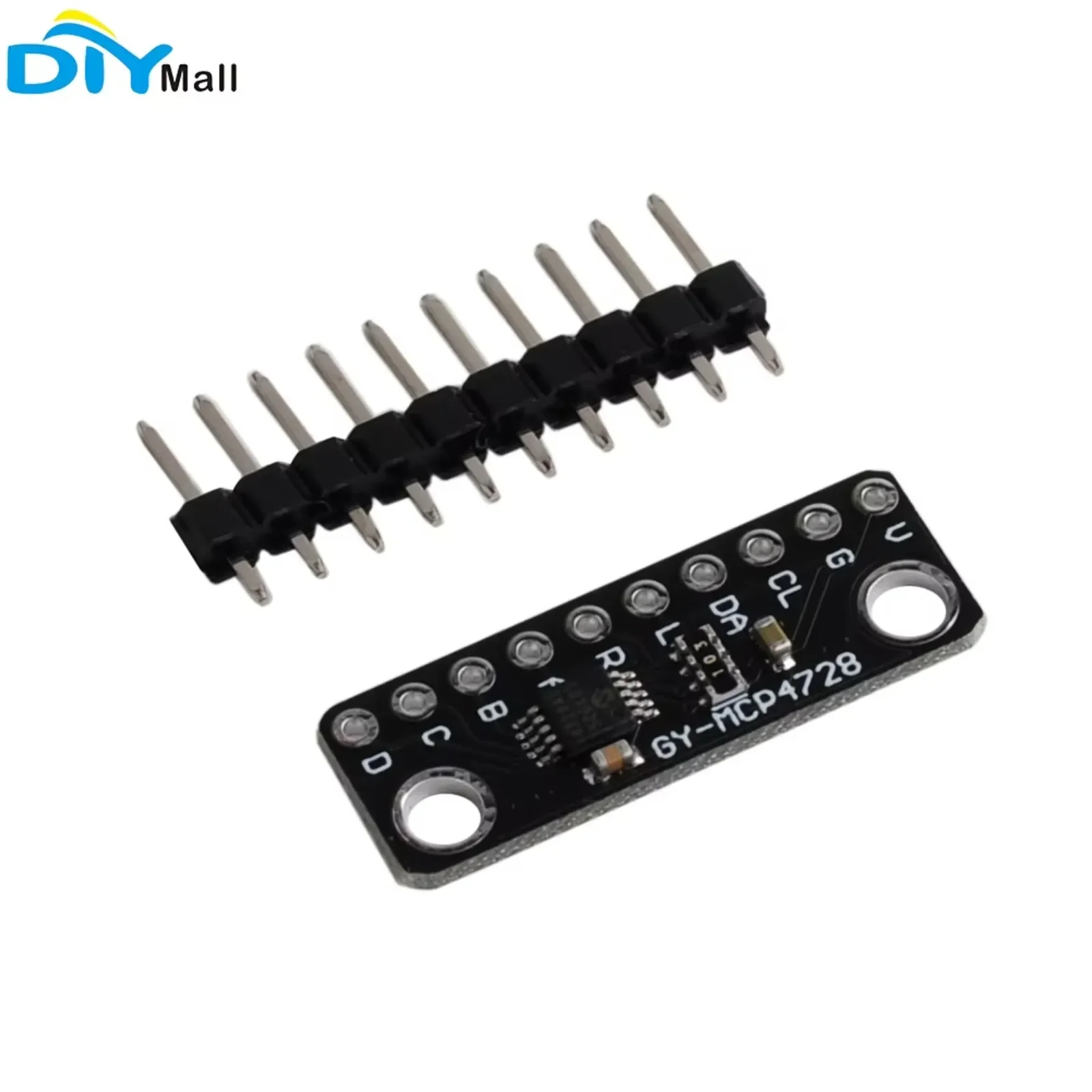 10pcs GY-MCP4728 12-Bit I2C DAC Breakout Module with EEPROM for Sensor Calibration