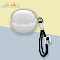 For QCY AilyBuds Pro+ Case QCY AilyBuds Pro Clear Soft Case Cute Lanyard Pendant QCY HT10 Shockproof Shell Protective Cover