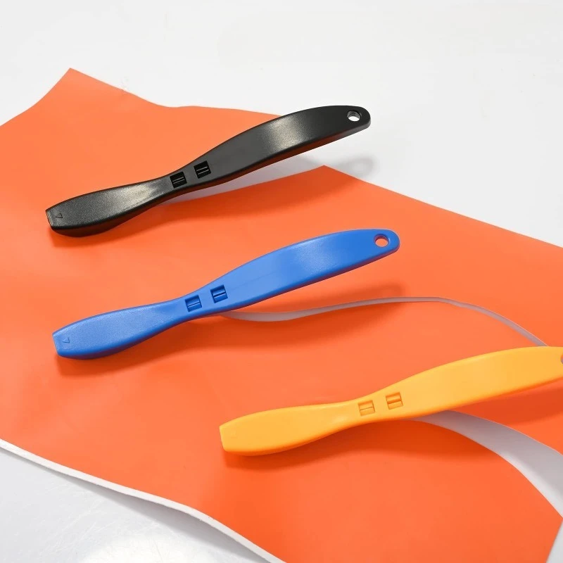2pcs Safe Slide Gift Wrap Cutter - Concealed Blade, Multi-Use Craft Knife for Wrapping Paper, Perfect for Christmas
