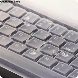 1PCS Universal Silicone Desktop Computer Keyboard Cover Skin Protector Film Cover 34cm*15cm*0.1cm