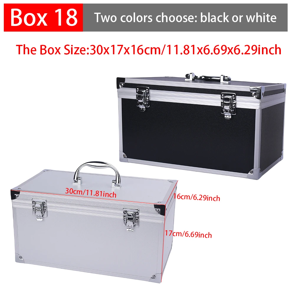 Aluminum alloy Tool Case Outdoor Vehicle Kit Box Portable Safety Equipment instrument Case Suitcase Outdoor Safety Equipment