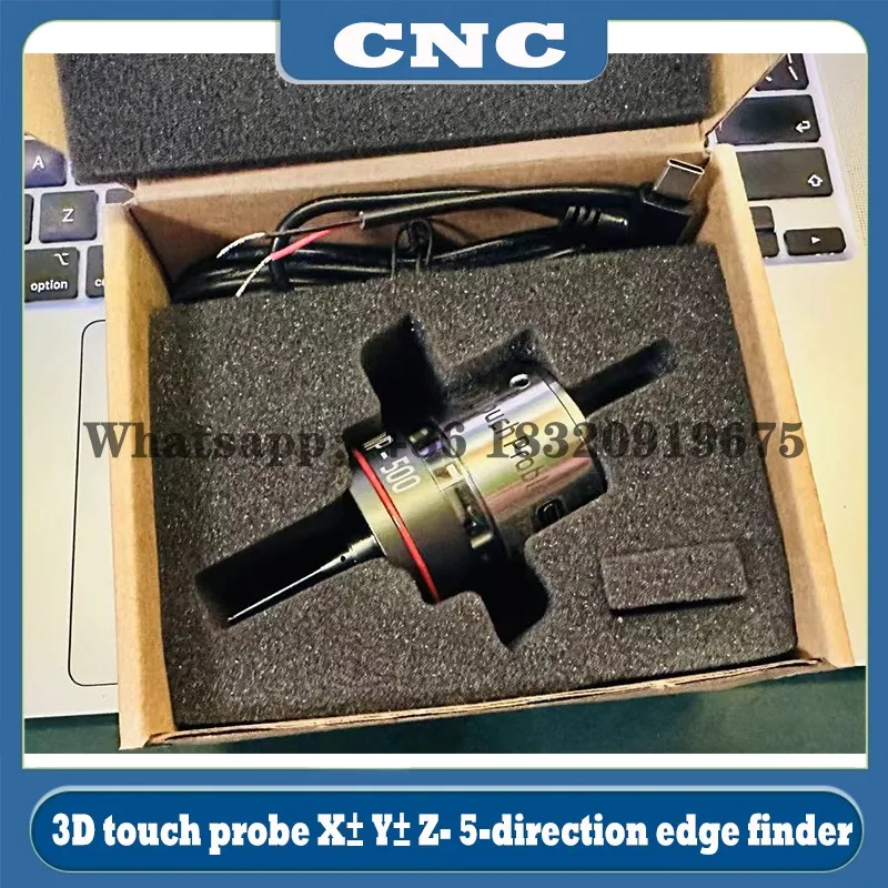 Imagem -06 - Cnc 2024 Mais Recente Wp500 v6 Anti-rolo 3d Edge Finder Sonda de Toque para Encontrar a Sonda Central de Mesa Compatível com Mach3 e Grbl