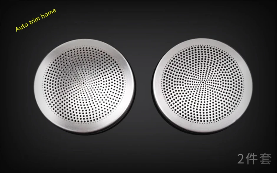 

Dashboard Side Stereo Speaker Audio Loudspeaker Sound Decoration Circle Cover Trim Fit For Jaguar XE 2016 - 2018 Car Accessories