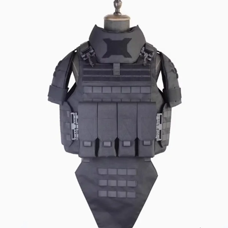 Laser Cutting Full Protective Tactical Vest MOLLE System Quick Removal Of Heavy Waistcoat Outdoor Combat Training Hunting War