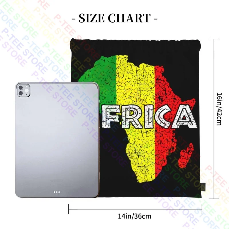 Africa Babylon Irie Ska Reggae Jamaica Rastafari Ethiopia Drawstring Bags Gym Bag Newest Large Capacity