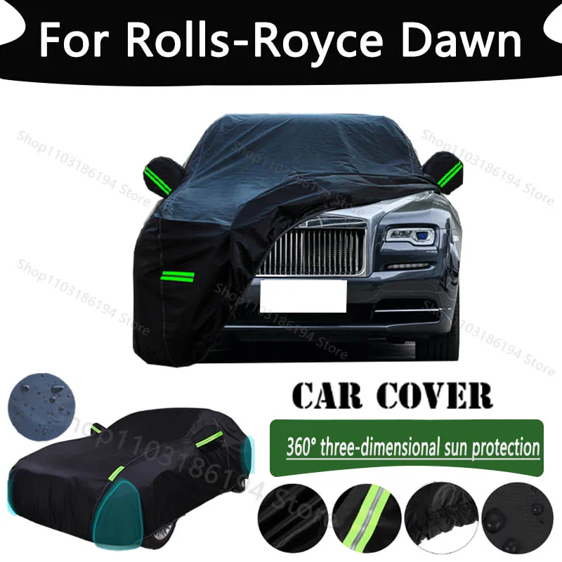 

For Rolls-Royce Dawn Outdoor Protection Full Car Cover Snow Covers Rainwater Sunshine Dustproof Scratches Car Cover