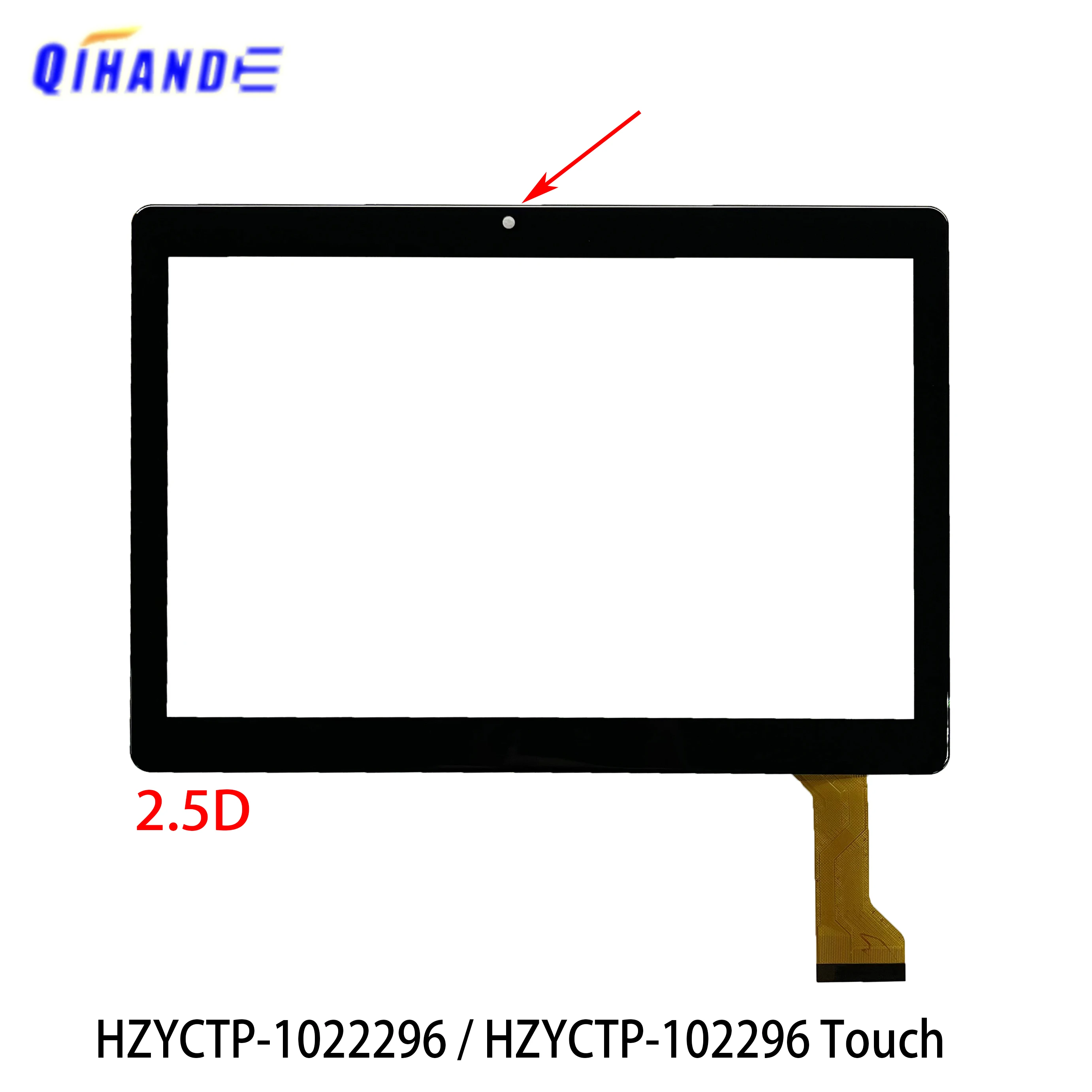 

Новый емкостный сенсорный экран для планшетного ПК 10,1 дюйма P/N HZYCTP-1022296 / HZYCTP-102296 2.5D, дигитайзер, сенсорная стеклянная панель