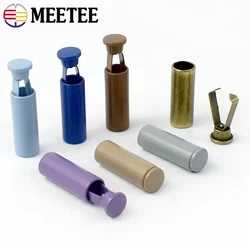 10/20 Stuks Meetee 20 Mm Kleurrijke Metalen Uiteinden Stopper Lock Touw Cap Opknoping Bel Gesp Broek Kledingstuk lanyard Knop Diy Accessoire