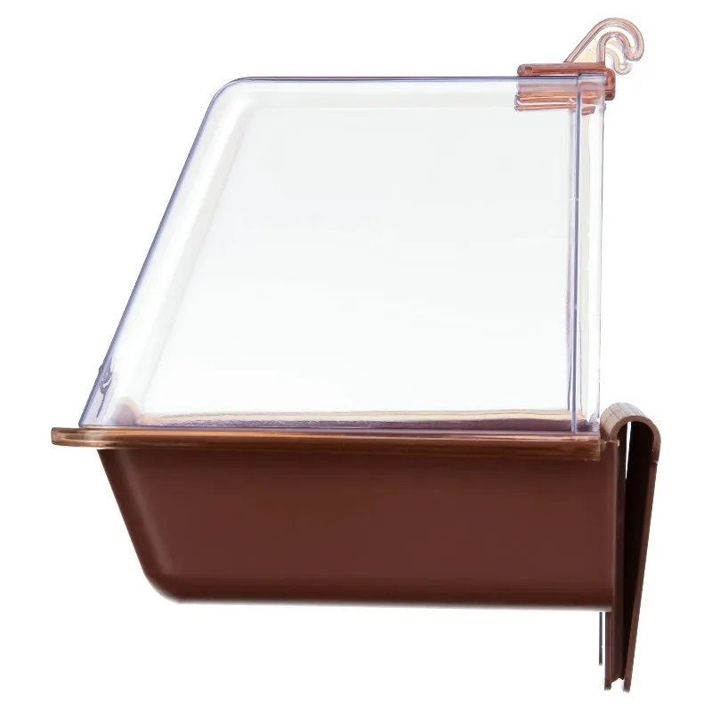 Clip-on Bird Bath, Universal Clips Attaches to Wired Cage, 5.5 x 5.75 x 3.75IN, 1 Unit