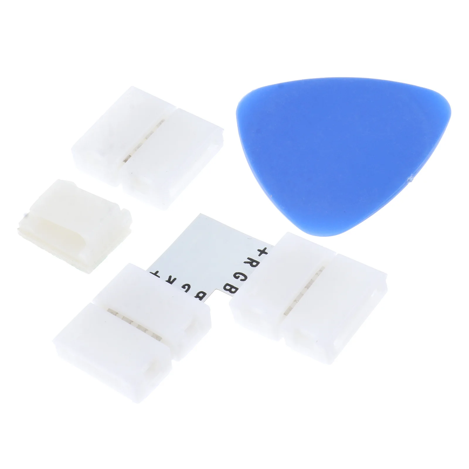 40pcs L-Shaped Corner Connectors Kit For Led Strip Lights Rgb Solderless Connector With 20 Clips Fast Installation Tool Lighting