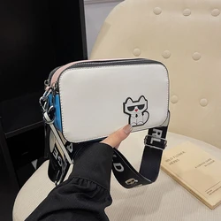 Popular cat 2024 printed bag, small shoulder bag, chain replica women's single shoulder crossbody bag, fashionable item Gift