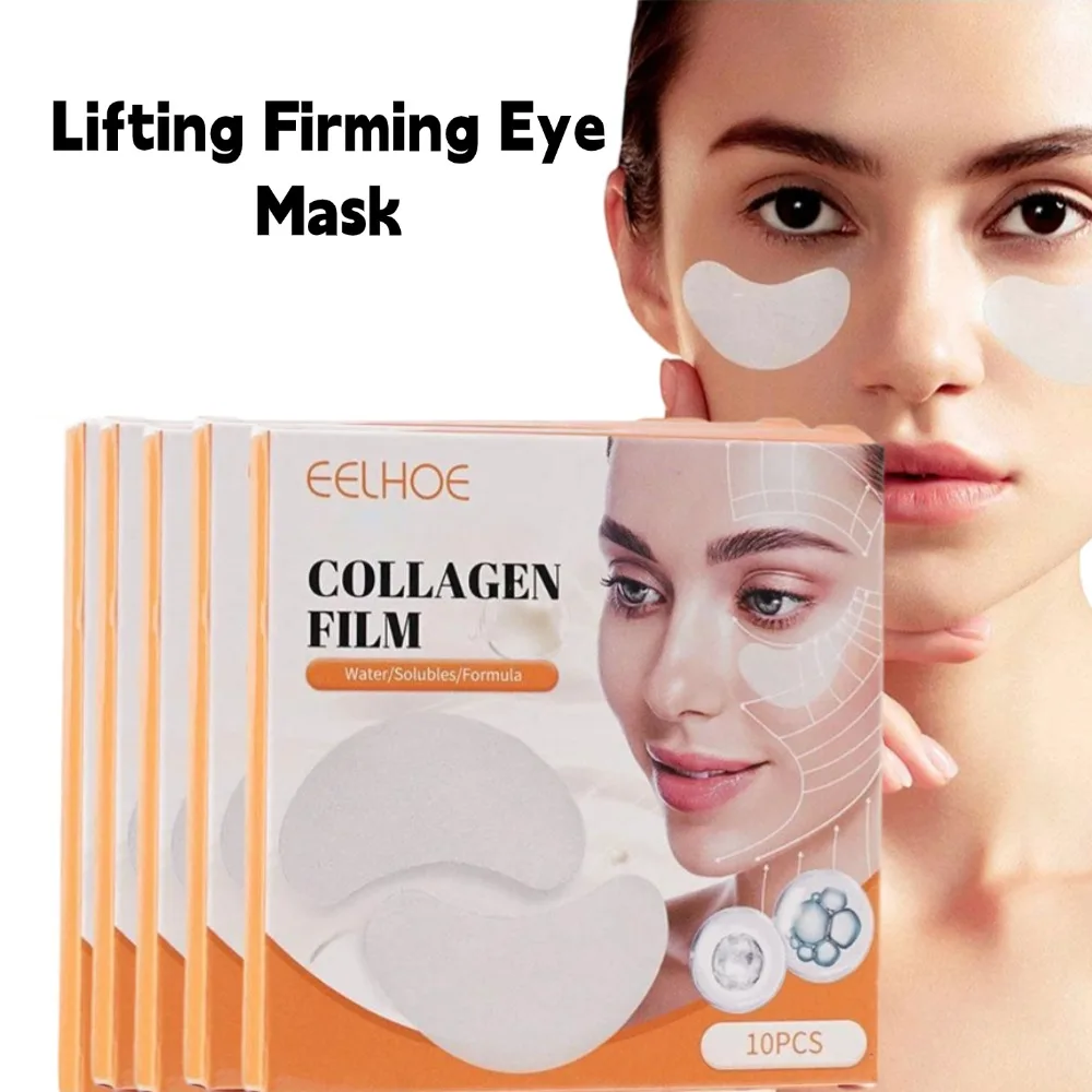 10/30/50 Uds mascarilla de colágeno para ojos Lifting reafirmante hidratante antienvejecimiento antiojeras mascarilla para ojos productos para el cuidado de la piel