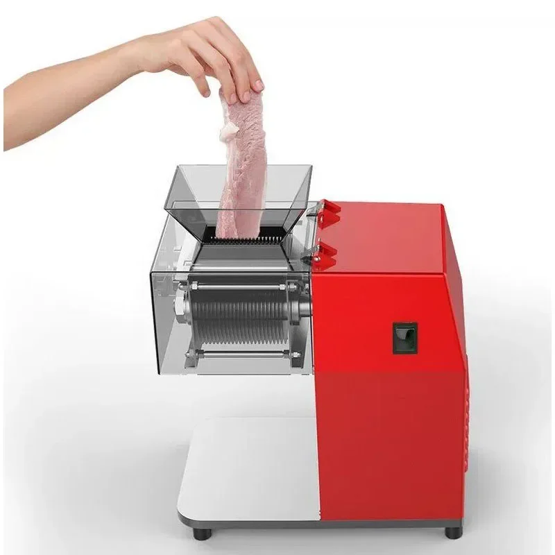 Cortador de Carne Elétrico Desmontável em Aço Inoxidável, Máquina Multifuncional para Cortar e Ralar Vegetais e Carnes