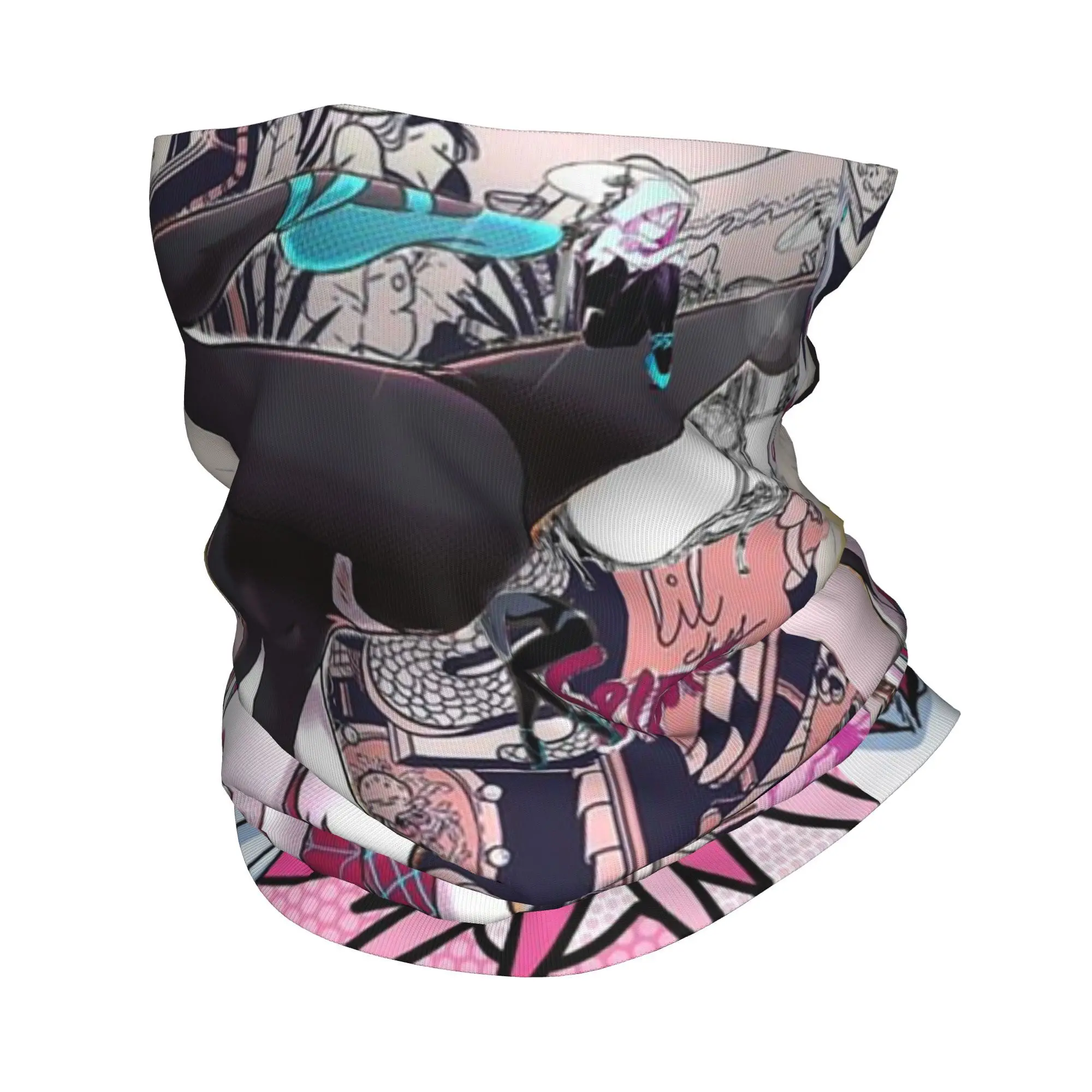 

Ghost Spider Gwen Bandana Neck Cover Printed Face Scarf Multi-use Face Mask Riding For Men Women Adult Breathable