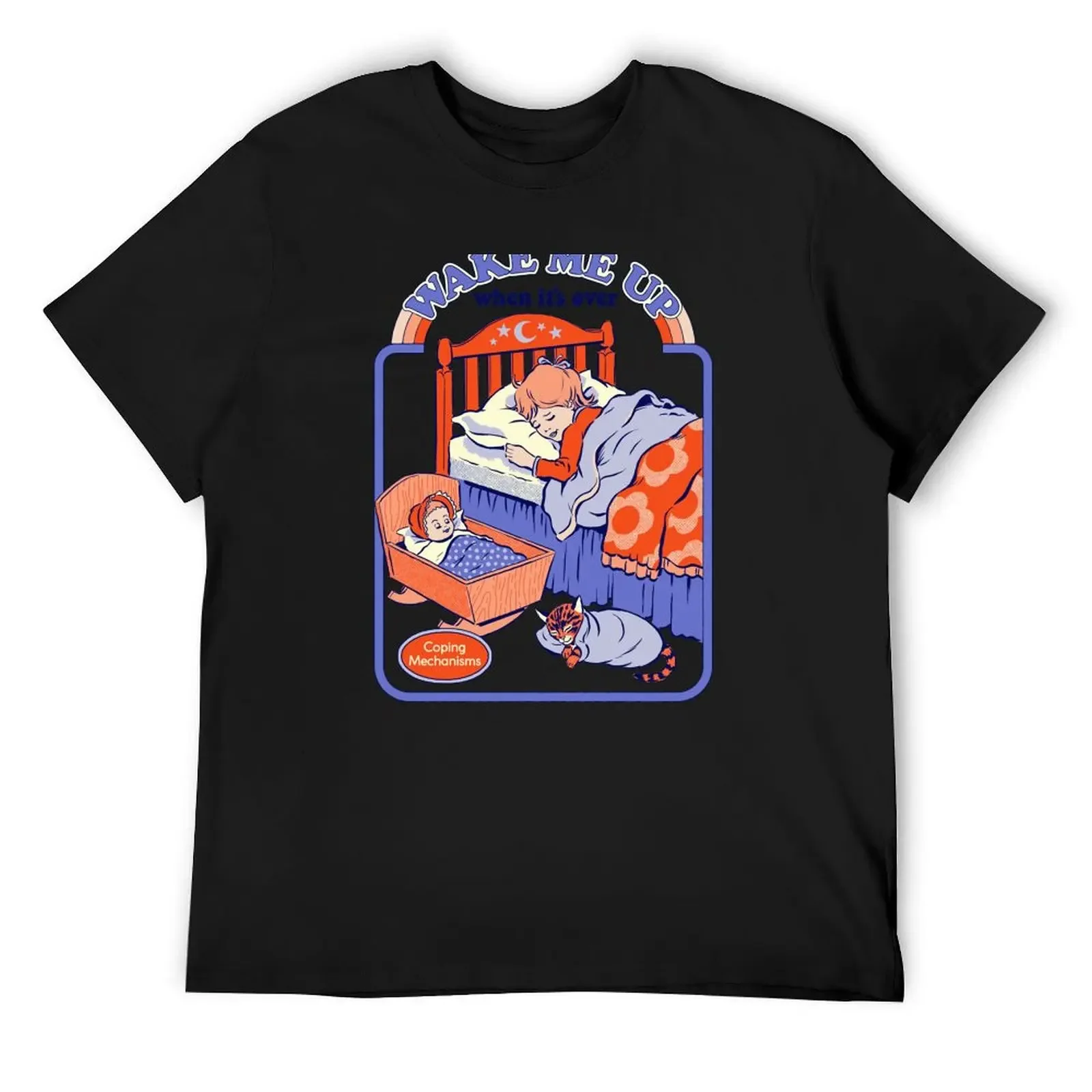 

Wake Me Up T-Shirt funny meme t-shirts graphic shirts anime stuff heavyweight t shirts for men