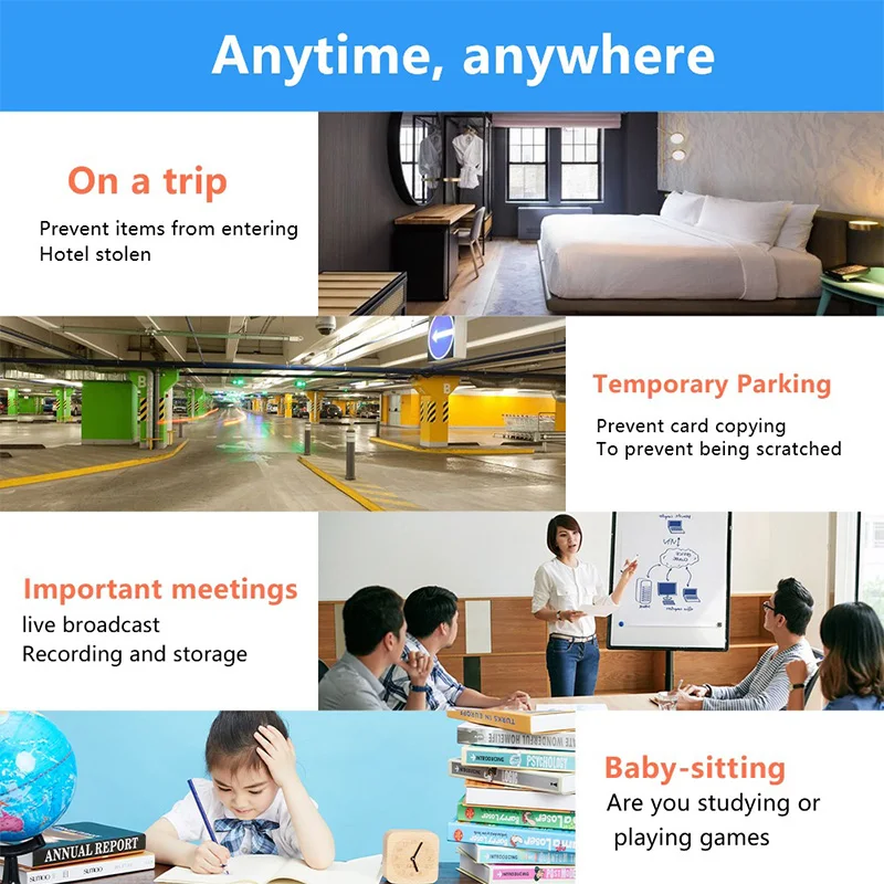 Mini Camera 1080P HD Clear Night Vision Lightweight WiFi Monitoring Camera Motion Detection Wireless WiFi Surveillance IP Camera view 6