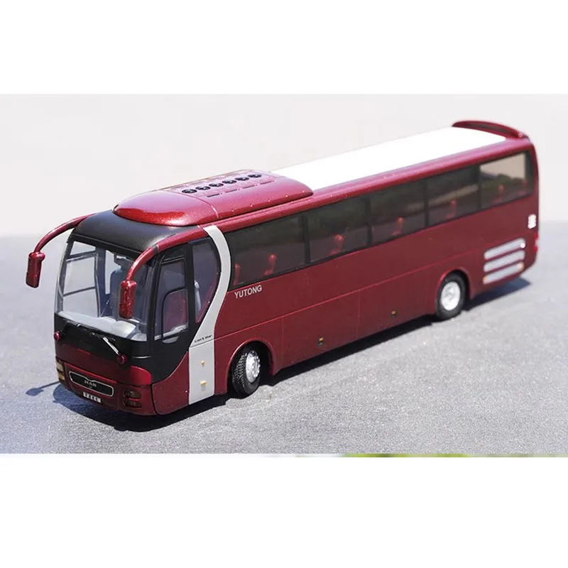 Diecast 1:42 Scale Yutong Bus MAN ZK6120R41 Luxury Tourist Bus Model FInished Simulation Collection Gift Toy