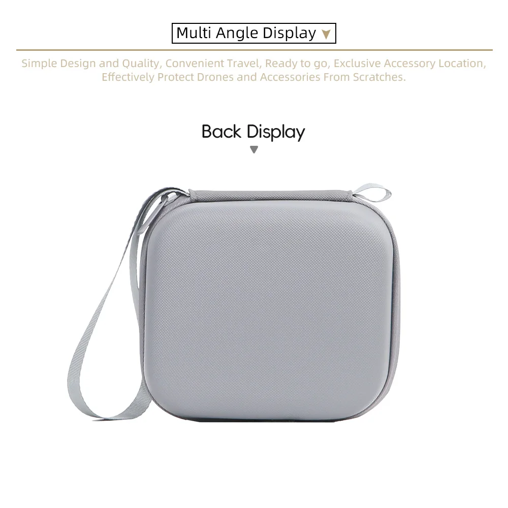 

Mini Carrying Case for DJI Osmo Action 6 Sports Camera Organizer Bag Protective Case Shockproof Storage Bag Camera Accessories