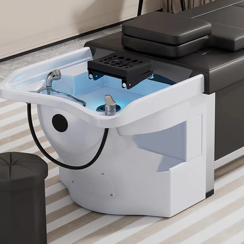 Stylist Hairdressing Head Spa Chairs Water Therapy Chair Washbasin Bed Salon Shampoo Washing Equipment Nail Spa Chaise Coiffure image 4