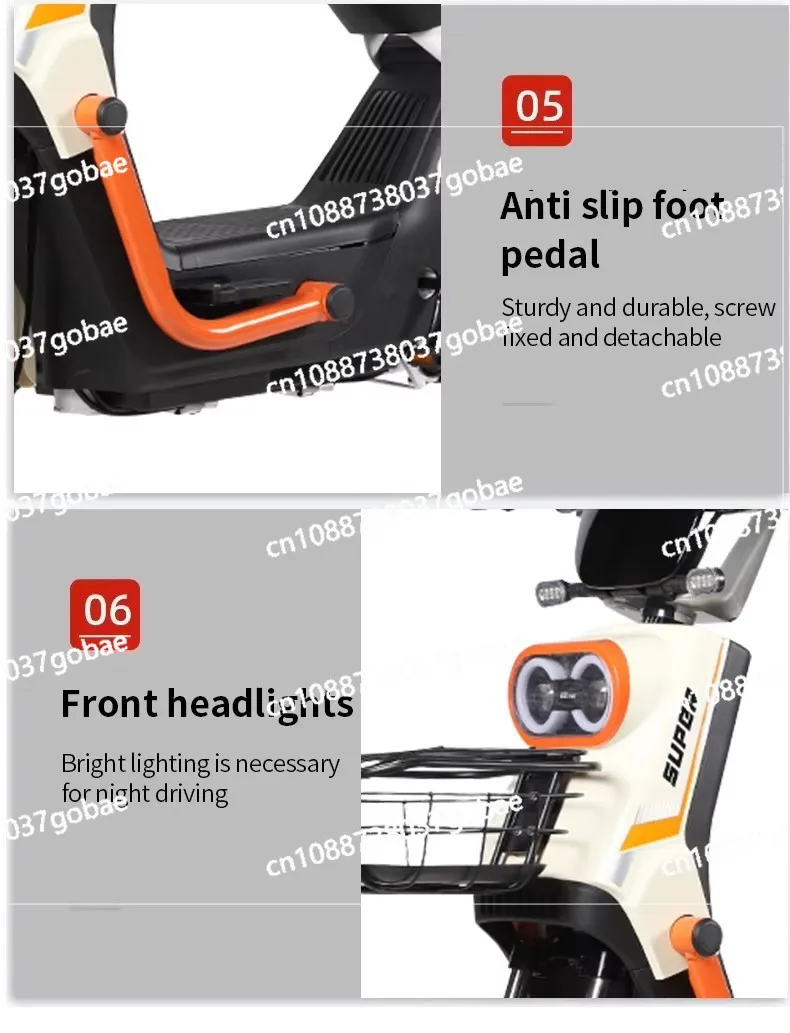 New fashionable electric vehicle high carbon steel 14 inch men's and women's commuting electric bicycle